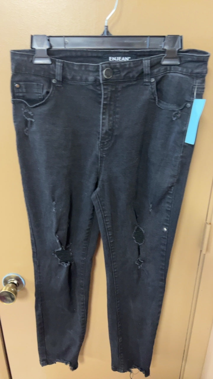 ENLEEAN Pants 13 Black