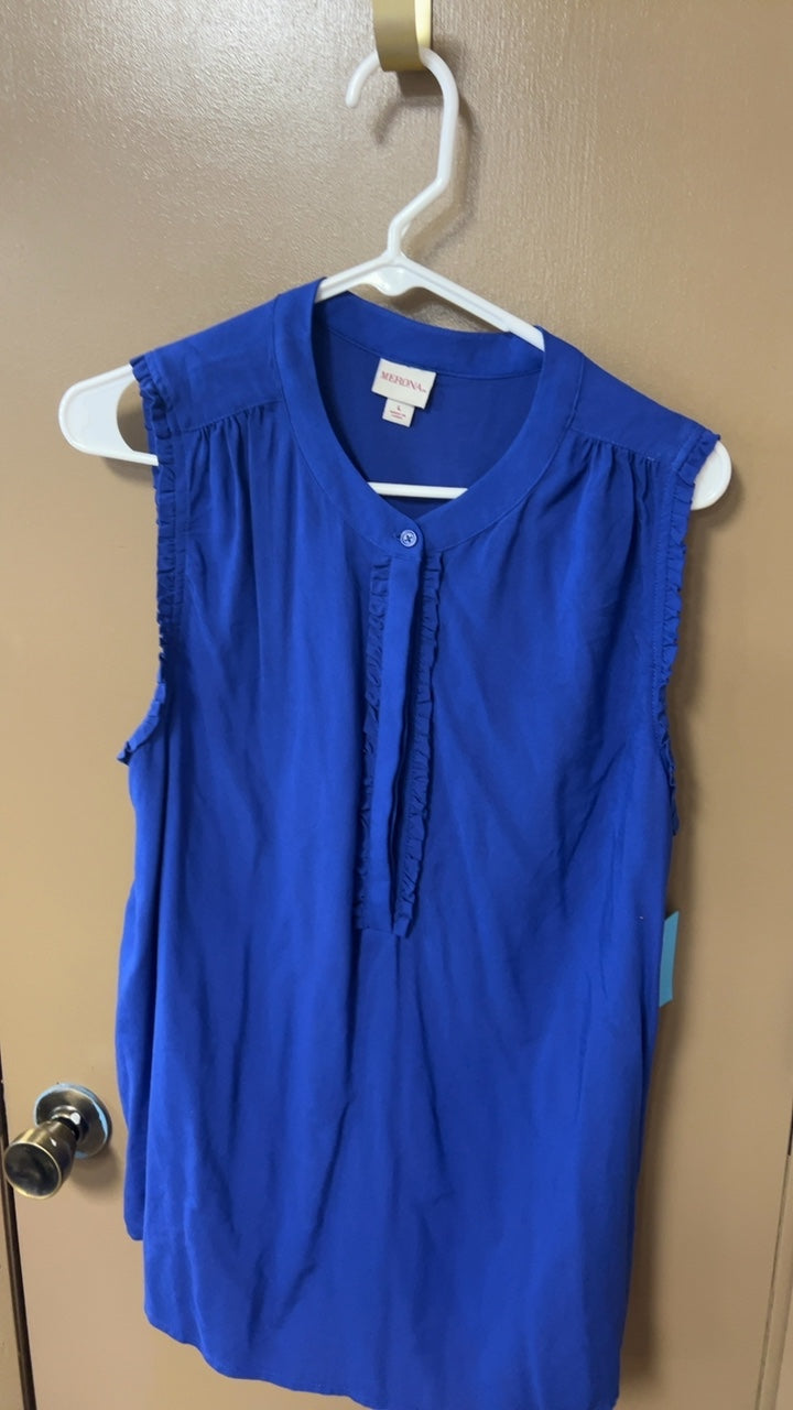 Merona Tank top Large Blue