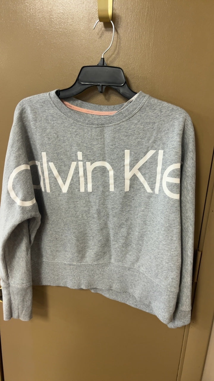 Calvin Klein Sweatshirt Small Gray