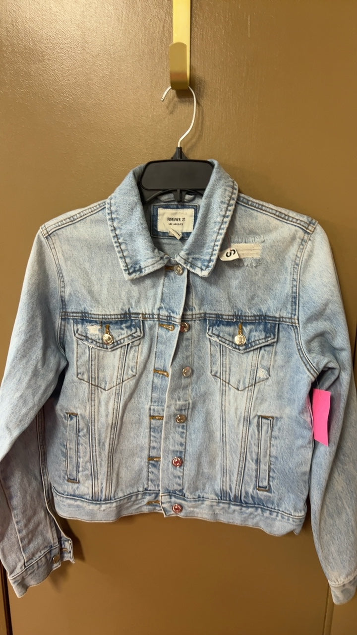 Forever 21 Jacket Small Light Blue