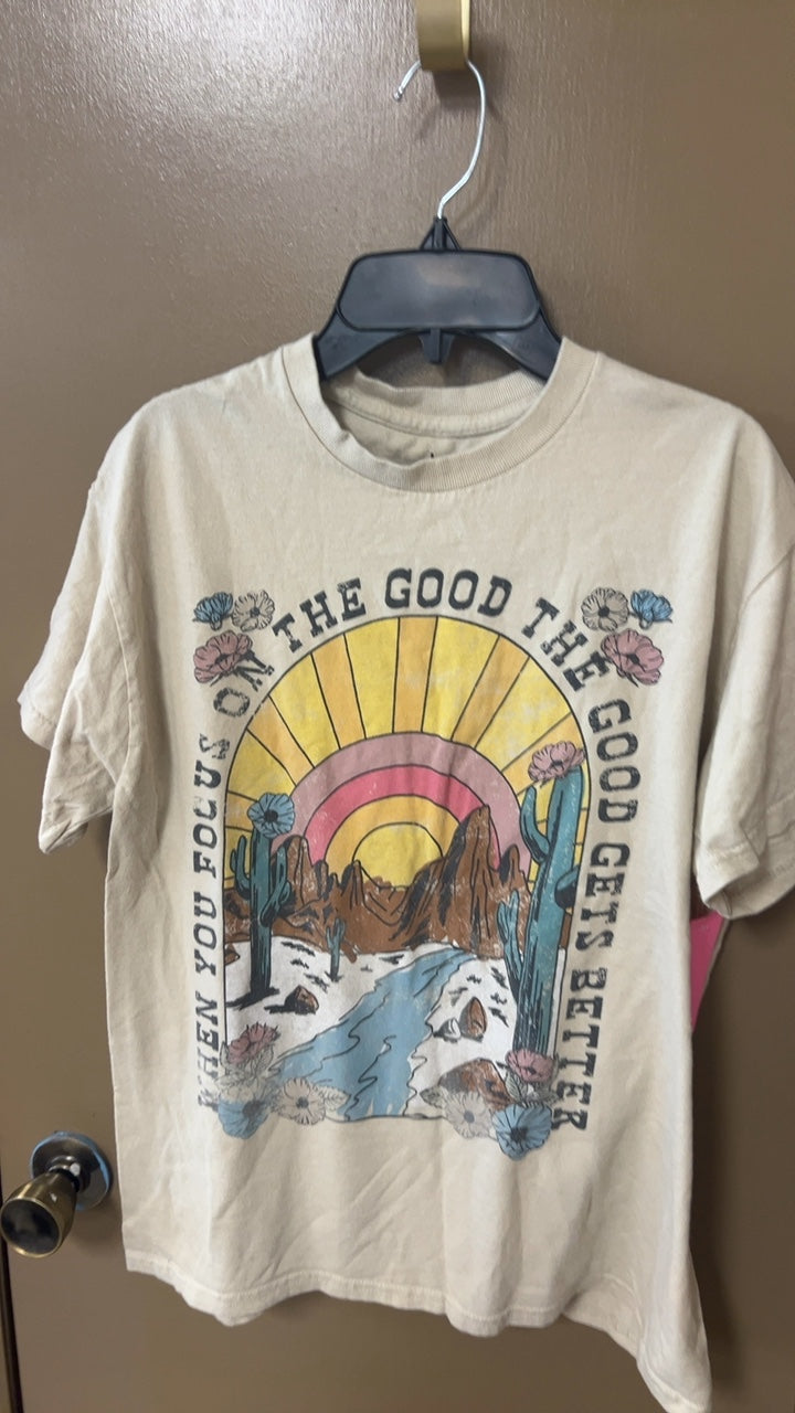 T-Shirt Large Beige