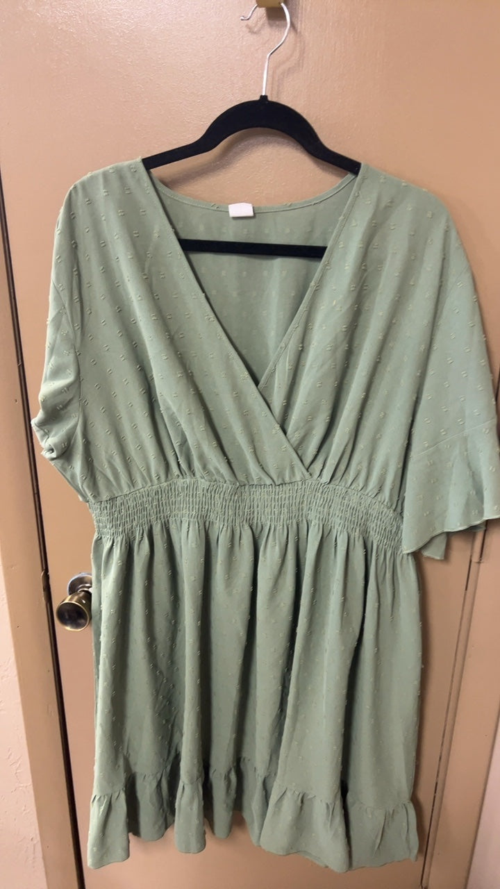 Dress 3XL Light Green