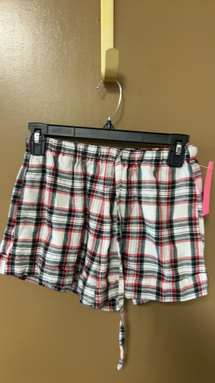 Pajama Shorts Large Red, Black, White