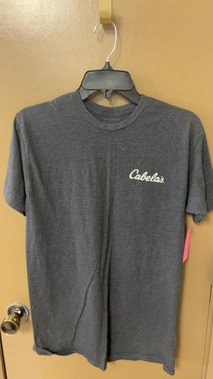 Cabela's T-Shirt MENS MEDIUM Gray