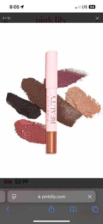 Pink Lily Makeup-Eyeshadow Chocolate