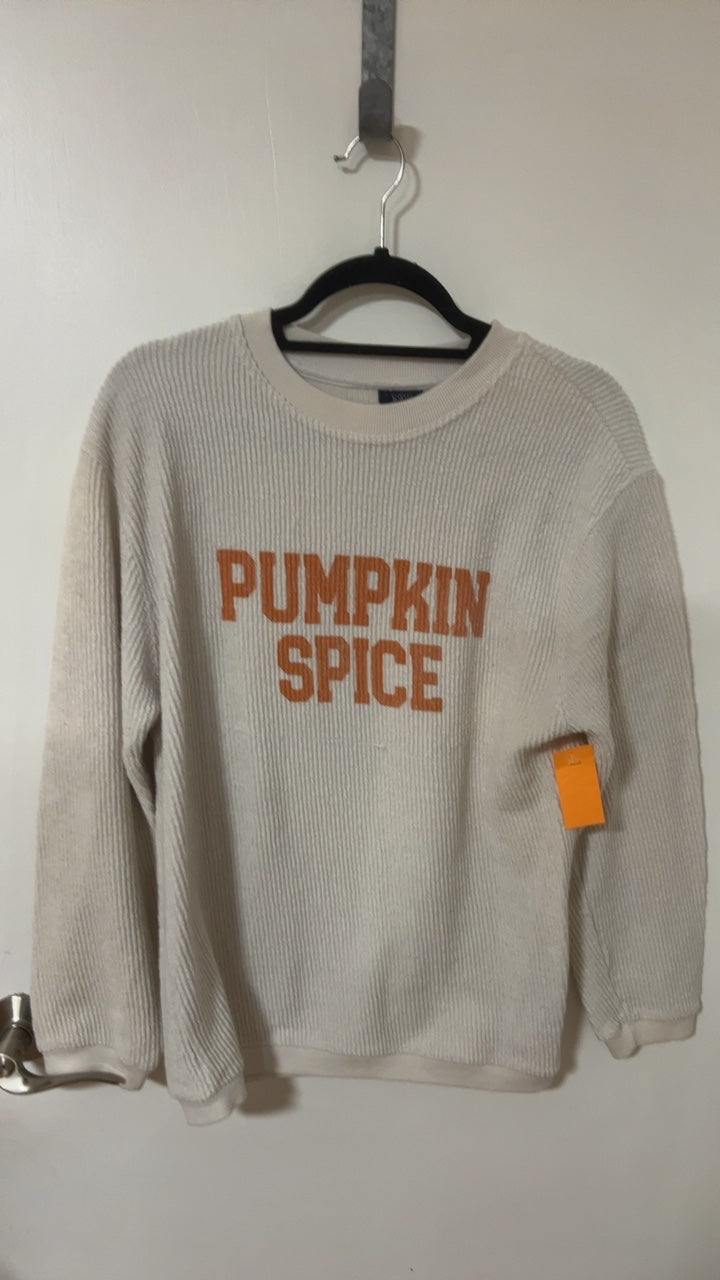 Boutique Sweatshirt Small Cream