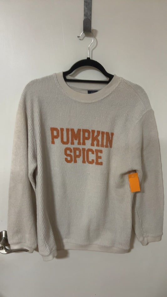 Boutique Sweatshirt Small Cream