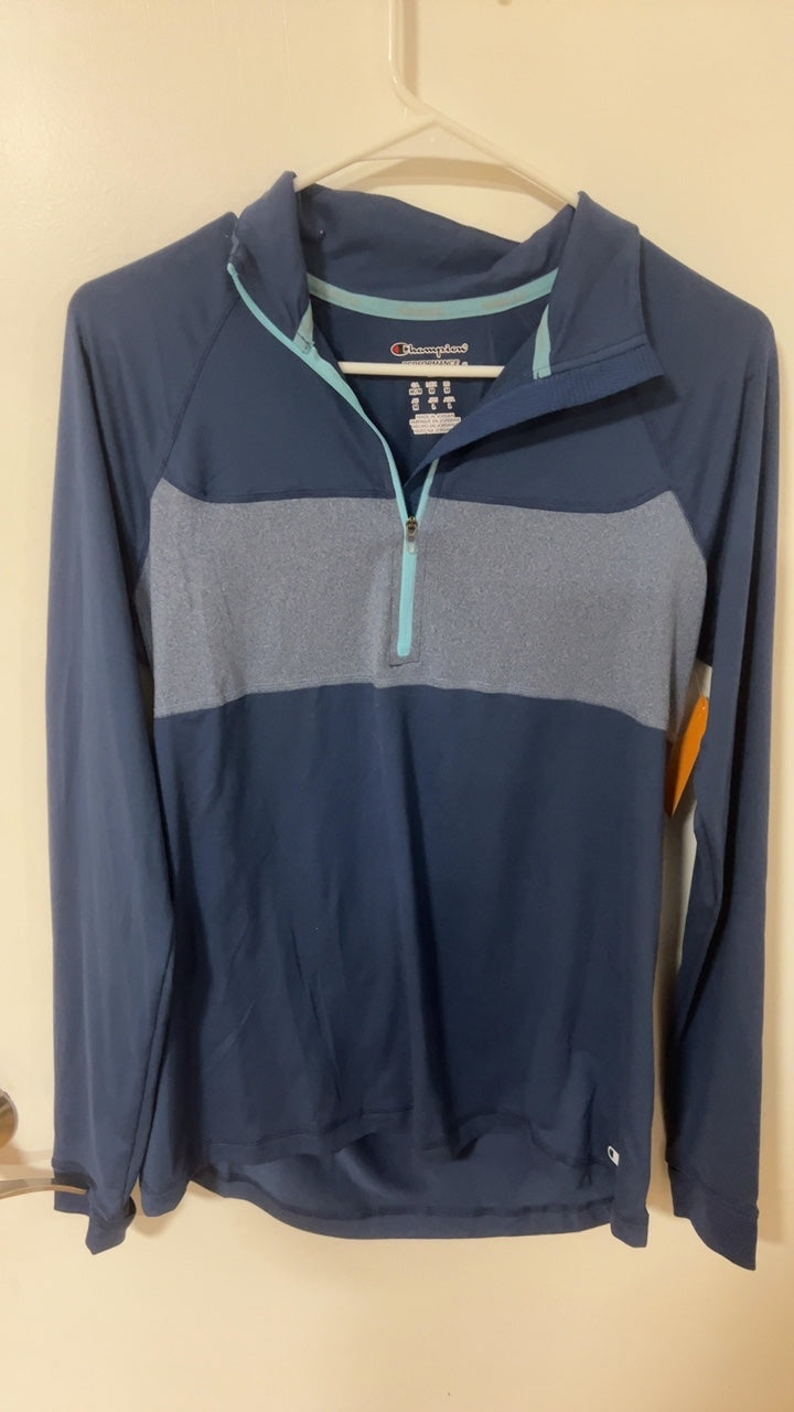 Champion Sweatshirt Medium Dark blue and grey