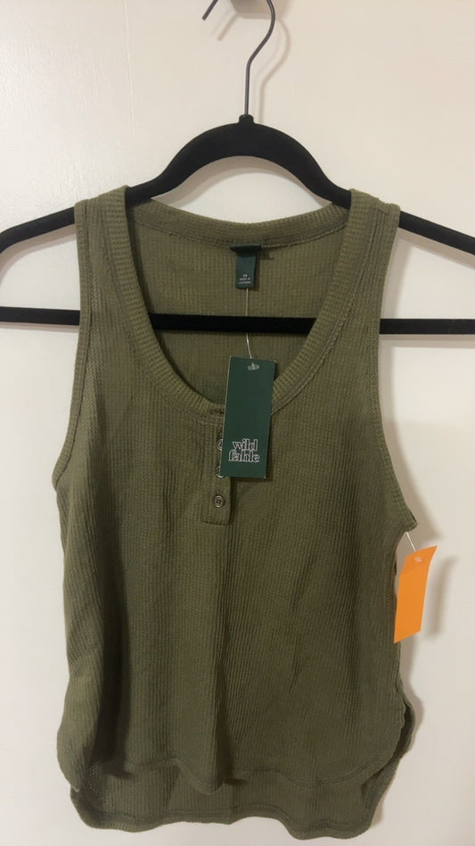 Wild Fable Tank top XS Olive Green