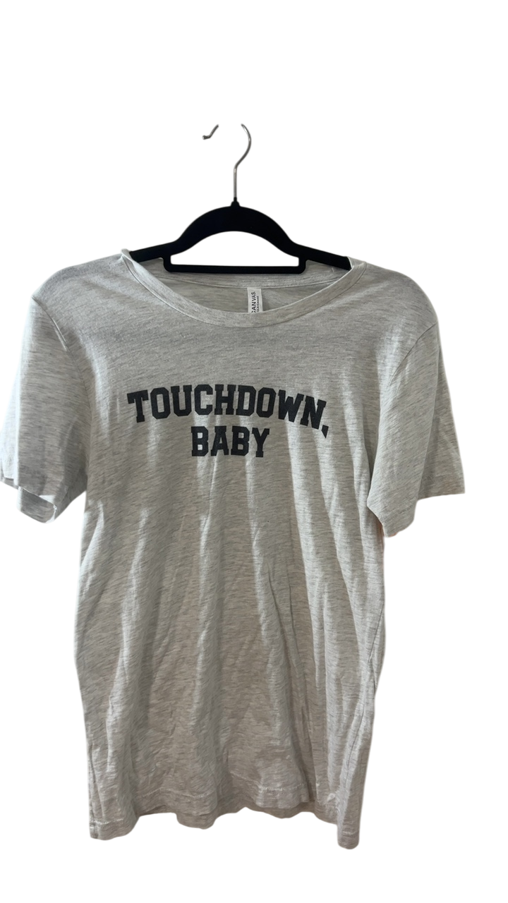 Pink Lily T-Shirt Small Gray Football