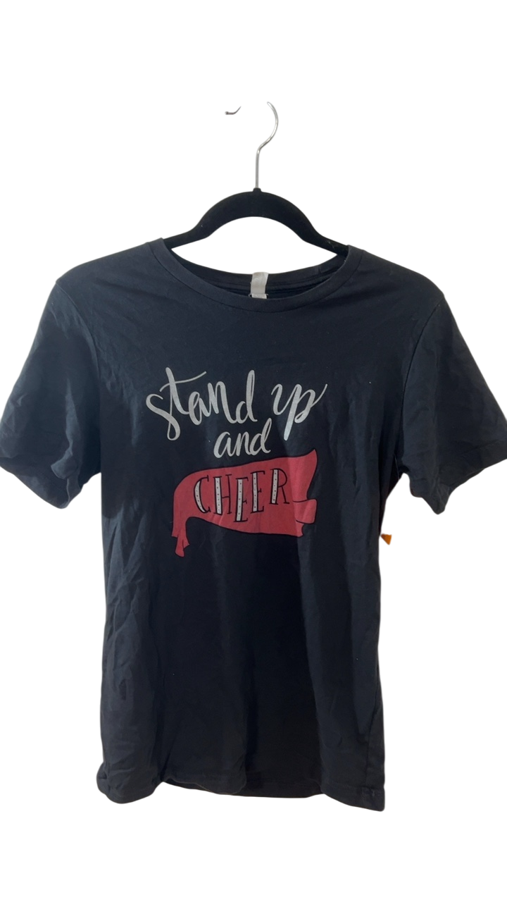 Pink Lily T-Shirt Small Black