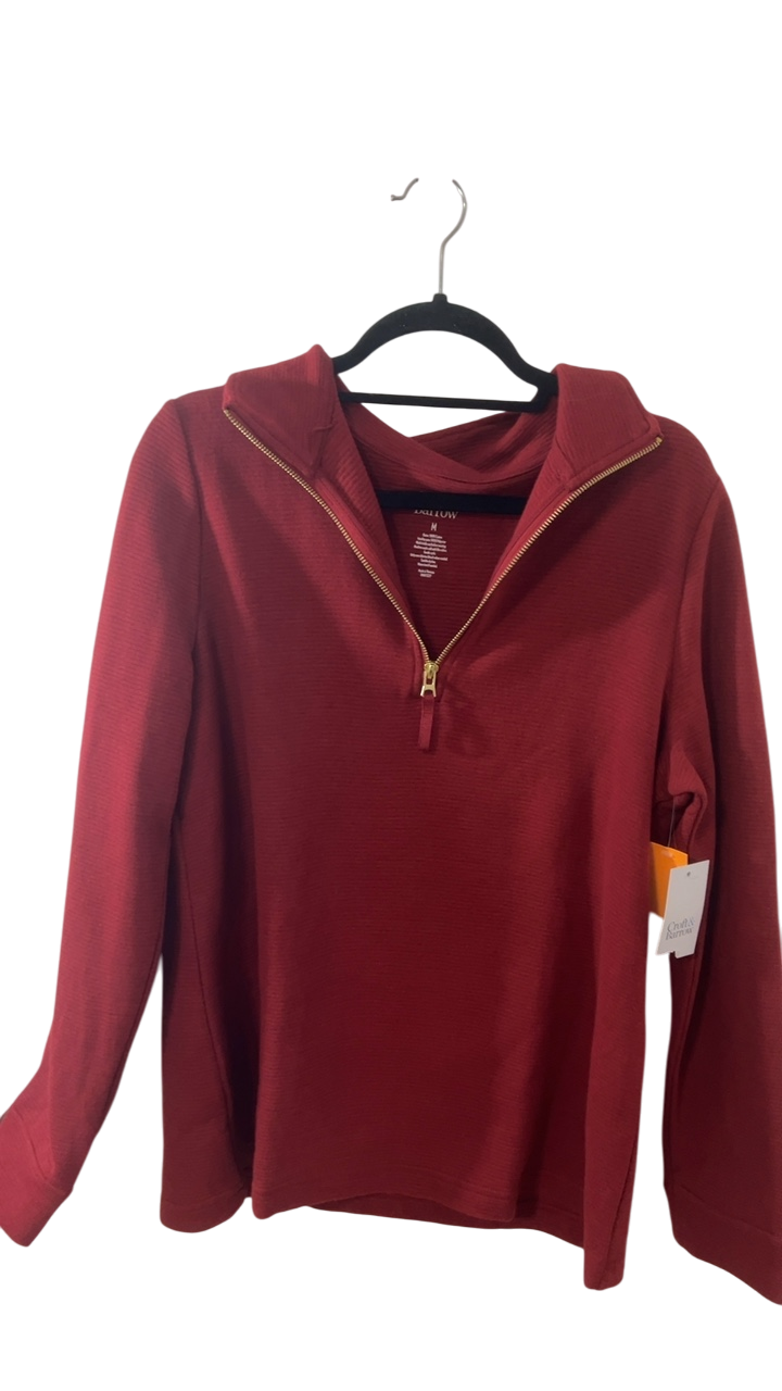 Croft & Barrow Sweatshirt Medium Red