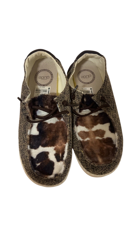 Hey Dude Sneakers 6 Brown, White and Black