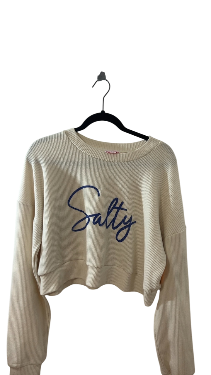 Pink Lily Sweatshirt Large Salty