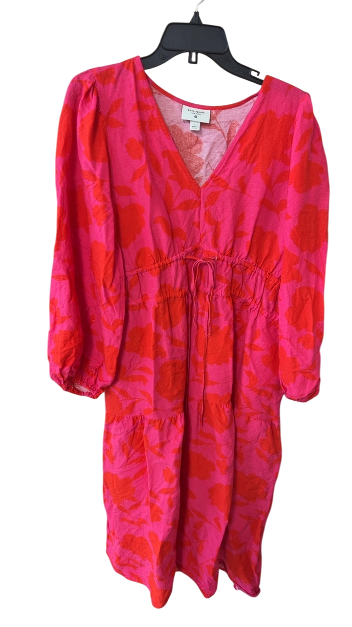 Kate Spade New York Dress Large Pink and Red