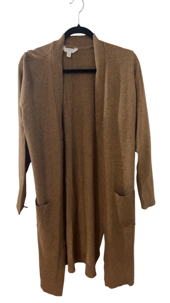 Time & Tru Cardigan XL Brown