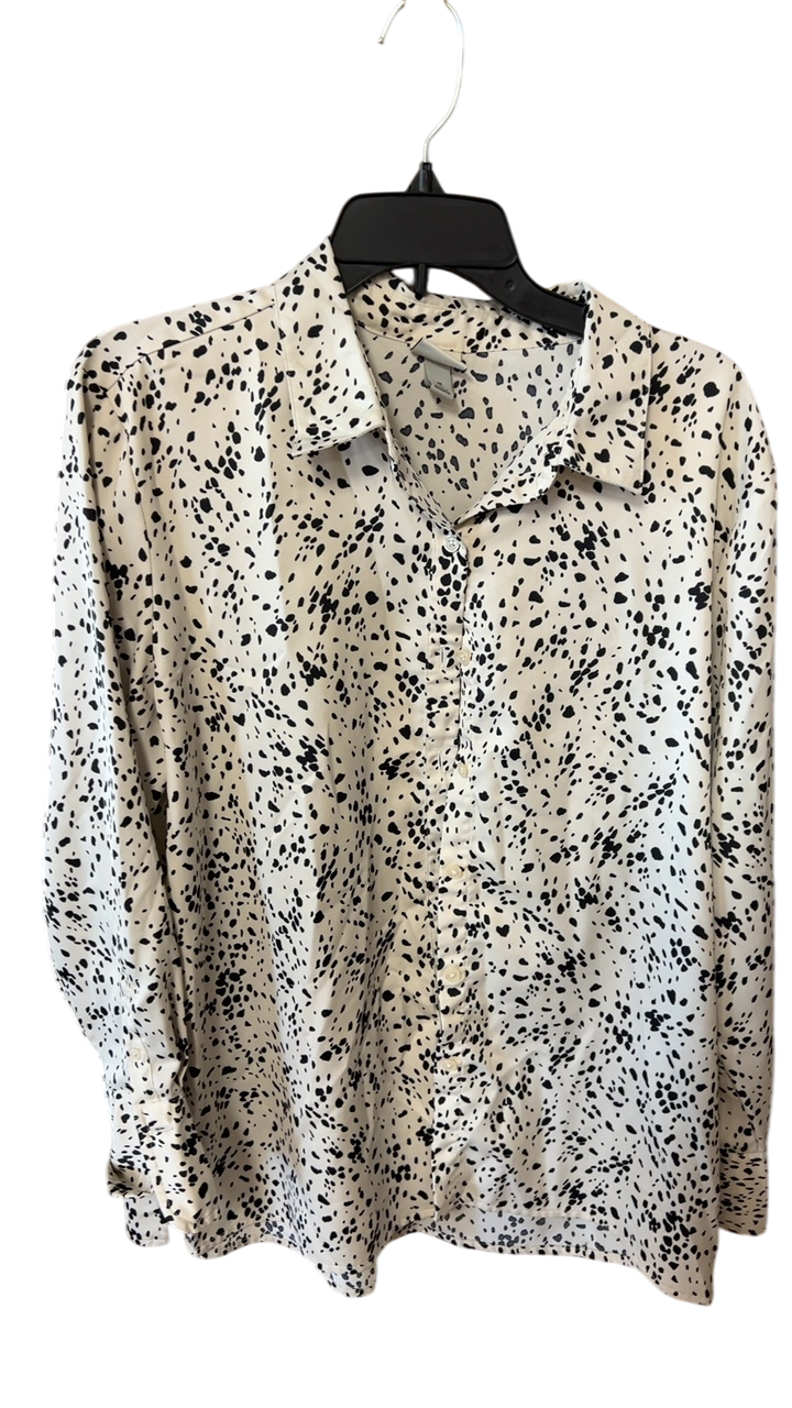 Target Shirt Medium Cream with black spots