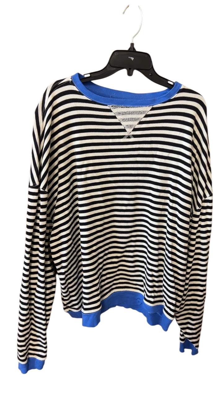 We the Free Sweater Large Black, White and Blue