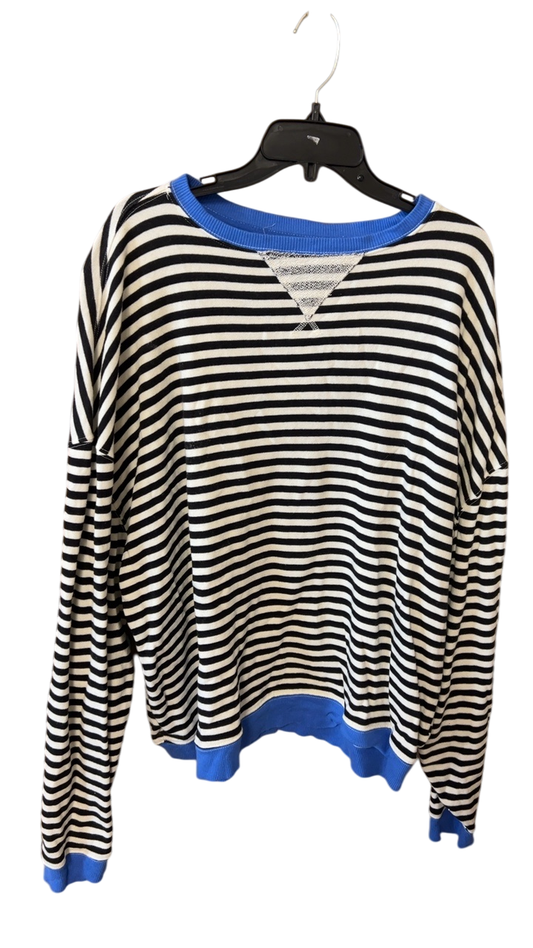 We the Free Sweater Large Black, White and Blue