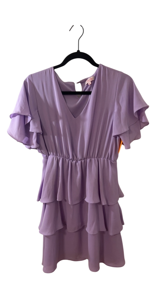 Pink Lily Dress Medium Lavender
