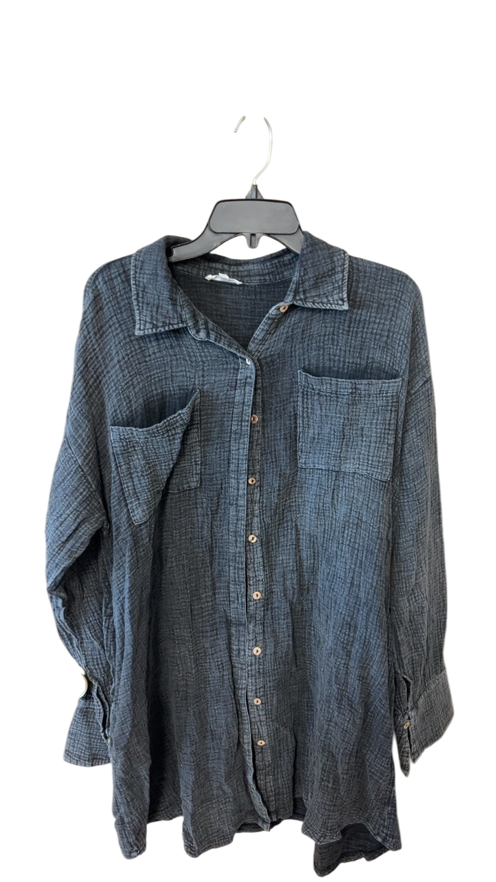 Boutique Shirt Large Dark Gray