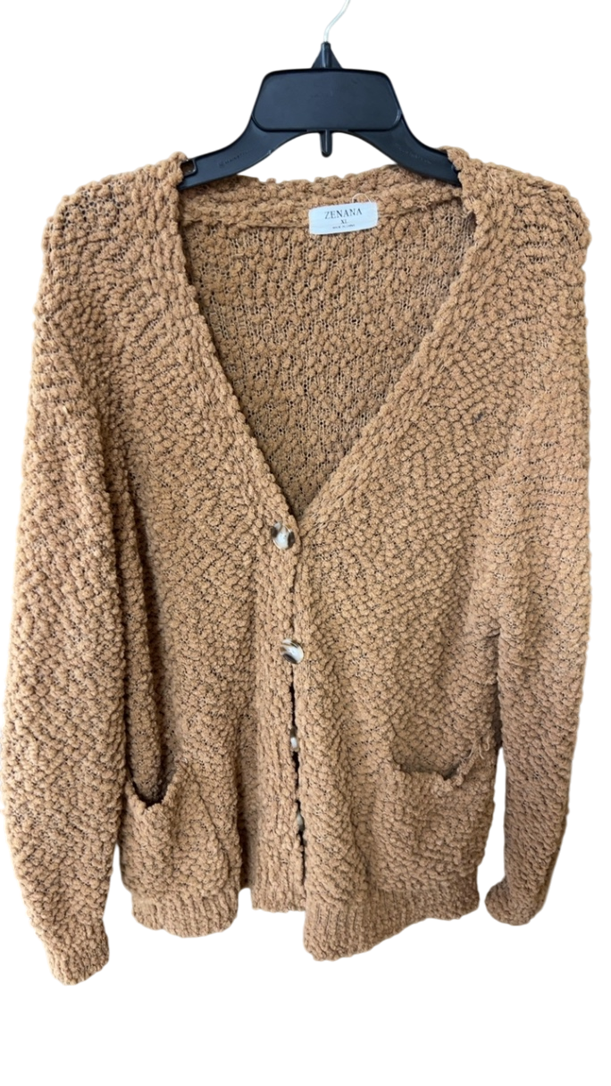 ZENANA Cardigan XL Beige