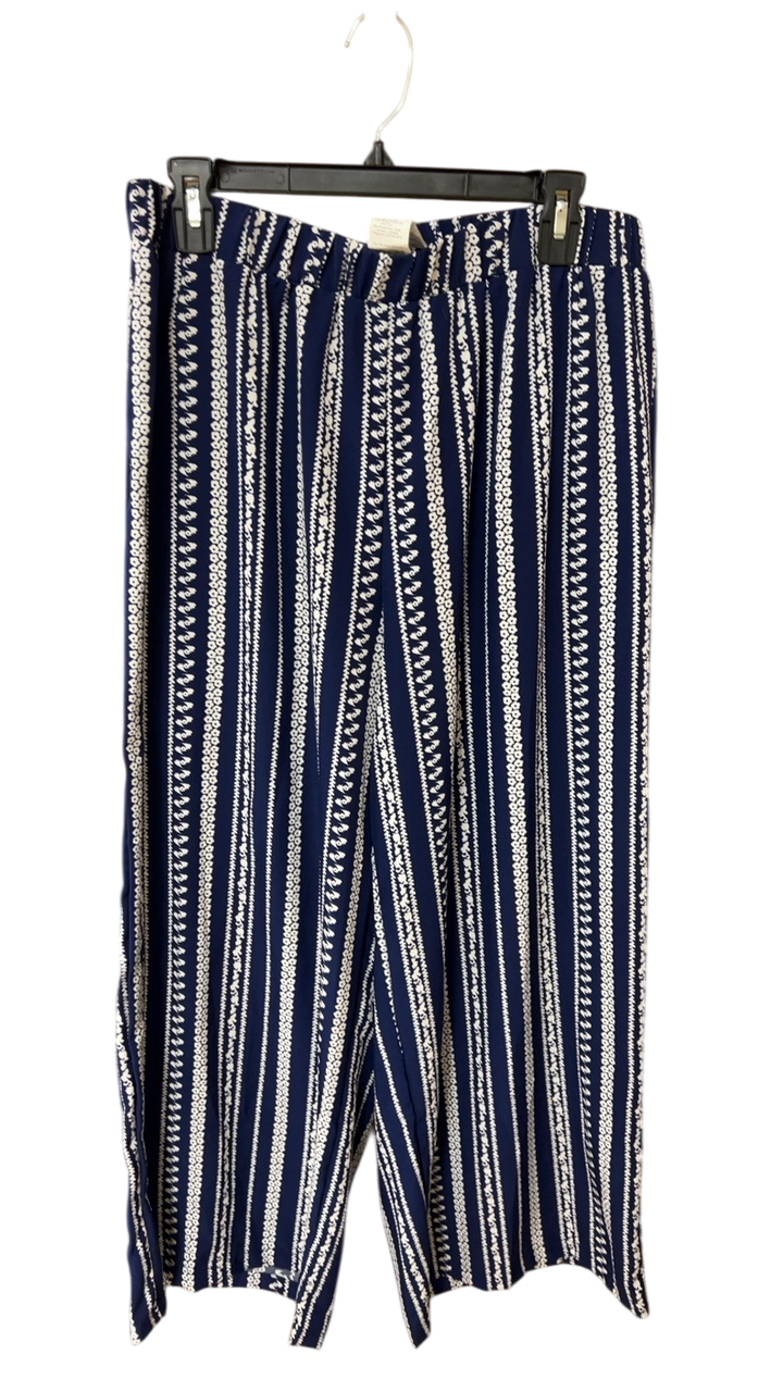 SHEIN Pants 1XL Navy and white