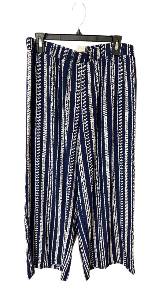 SHEIN Pants 1XL Navy and white