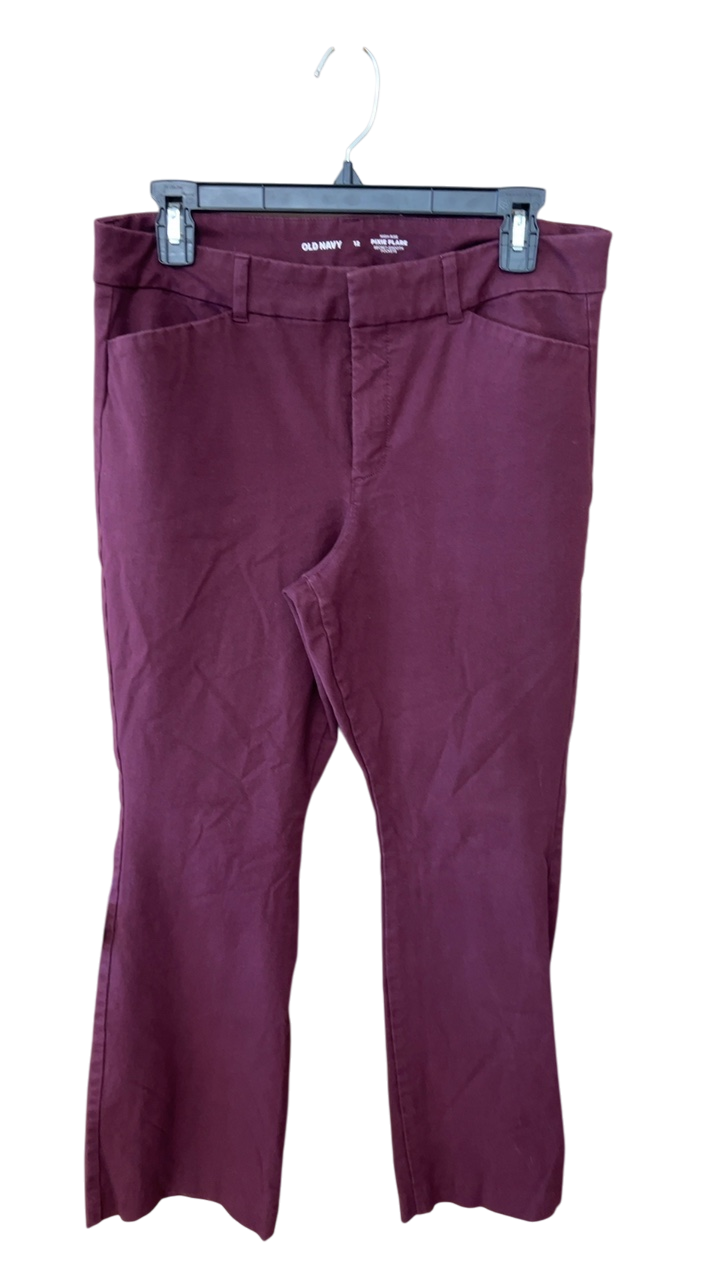 Old Navy Pants 12 Burgundy