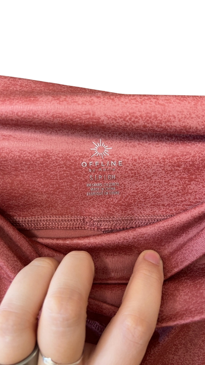 Aerie Leggings Small Red