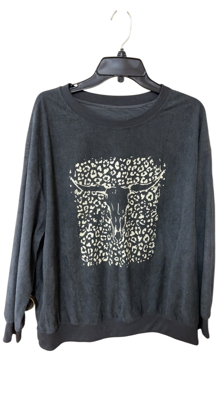 Sweatshirt 3XL Dark gray Longhorn 