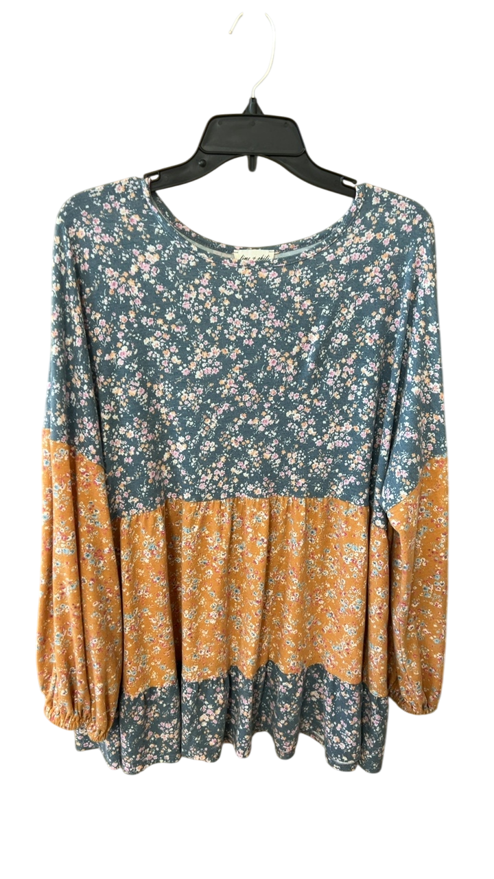 Boutique Blouse Plus 3X Multicolor