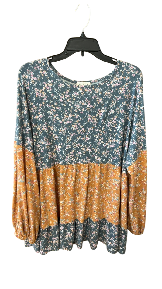 Boutique Blouse Plus 3X Multicolor