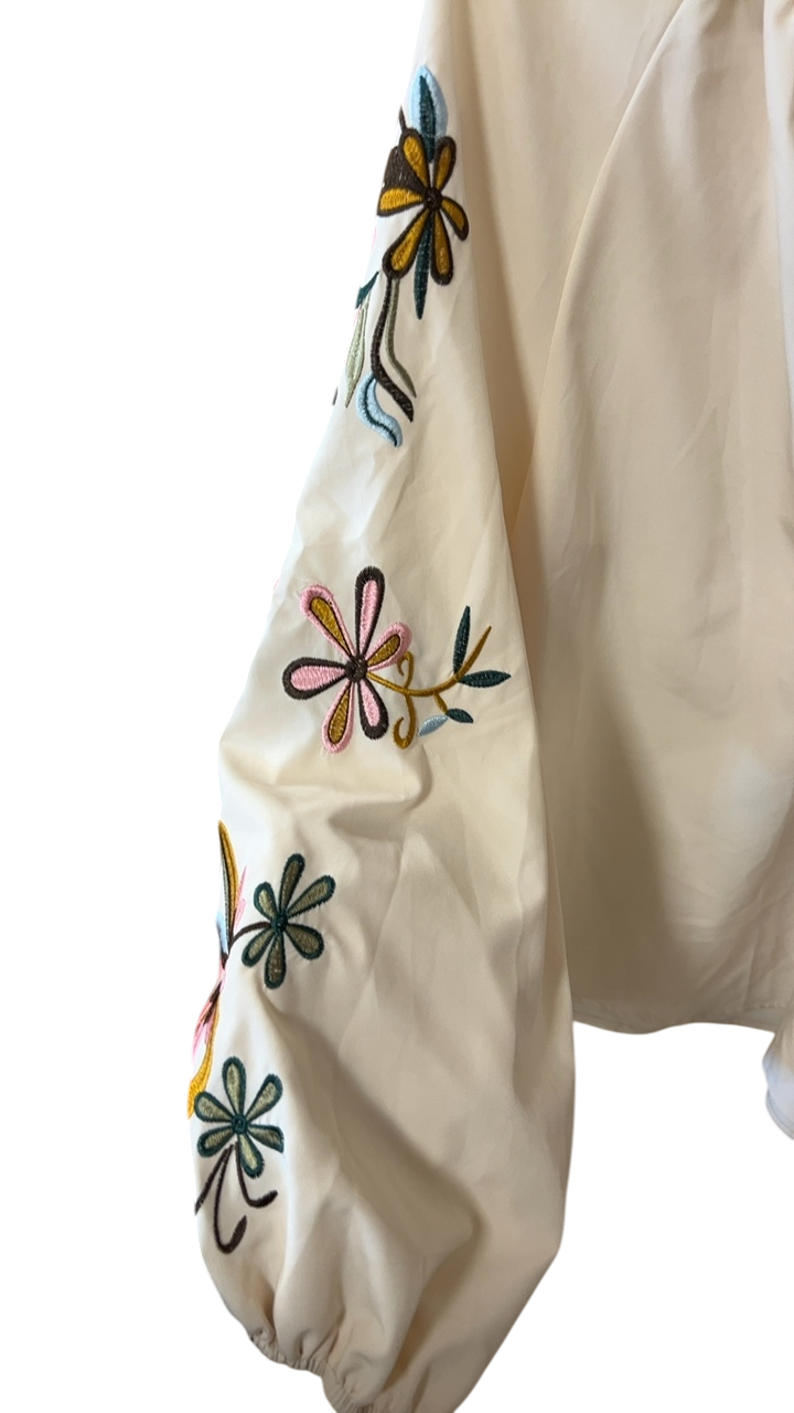 SHEIN Blouse 1XL Cream