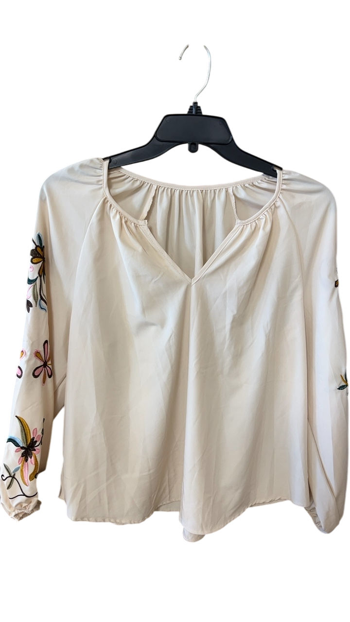 SHEIN Blouse 1XL Cream