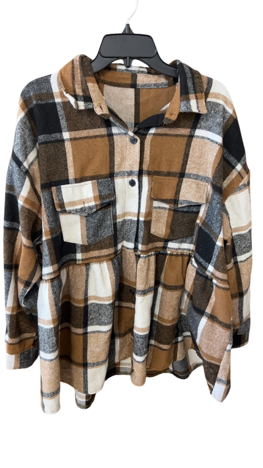 Top Plus 4XL Brown, Black, White