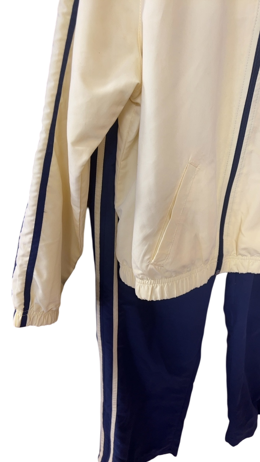 Tracksuit 2 piece Set Yellow and navy blue