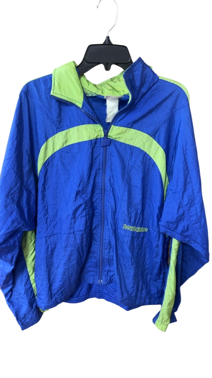 New Balance Jacket Large Blue and Lime Green