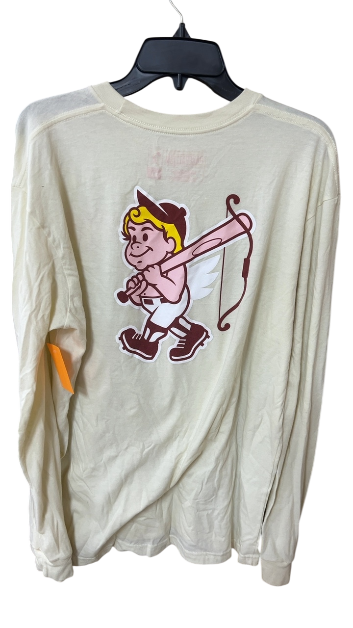 MENS Baseball Long sleeve XL Off-white