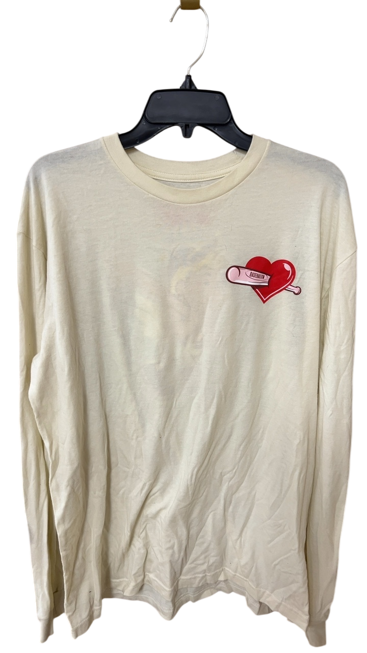 MENS Baseball Long sleeve XL Off-white