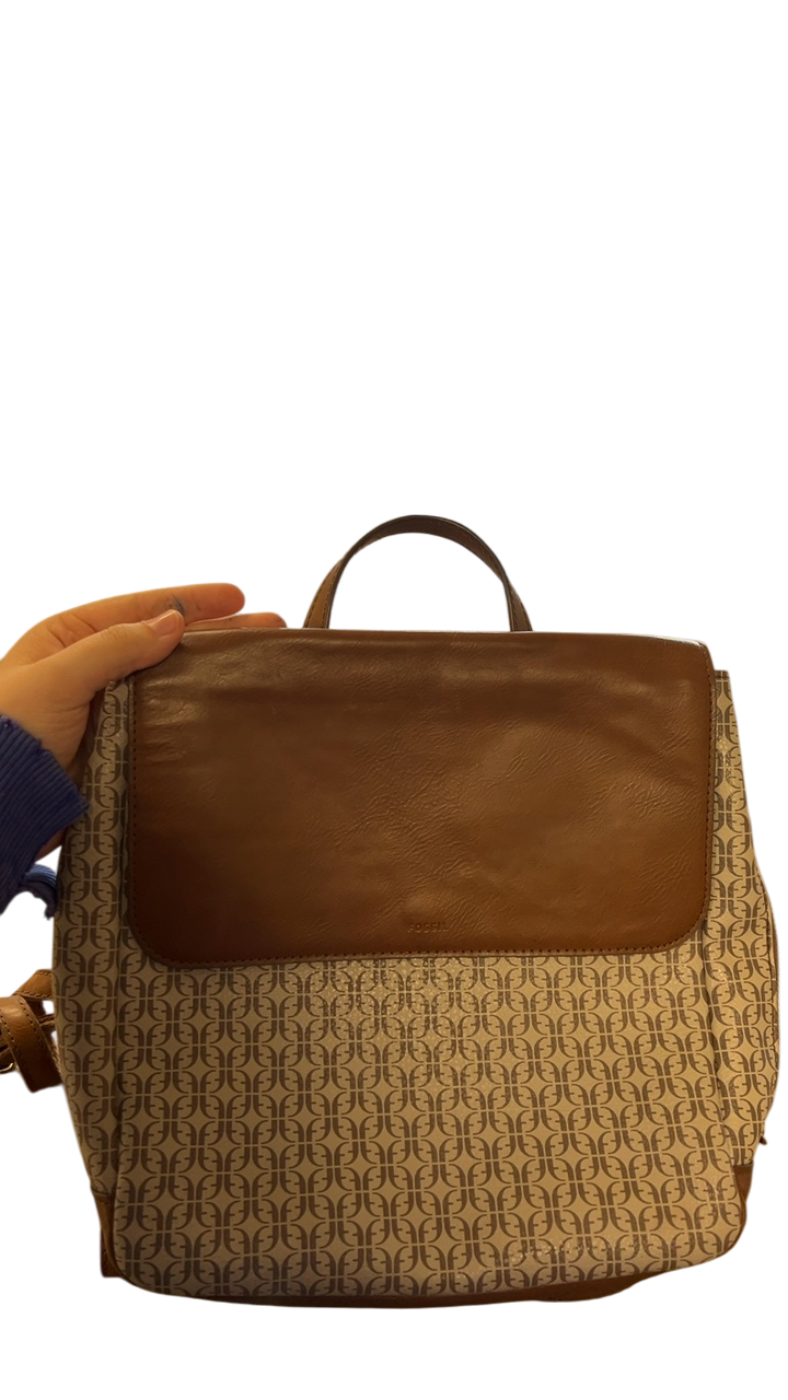 Fossil Bag Beige and Brown