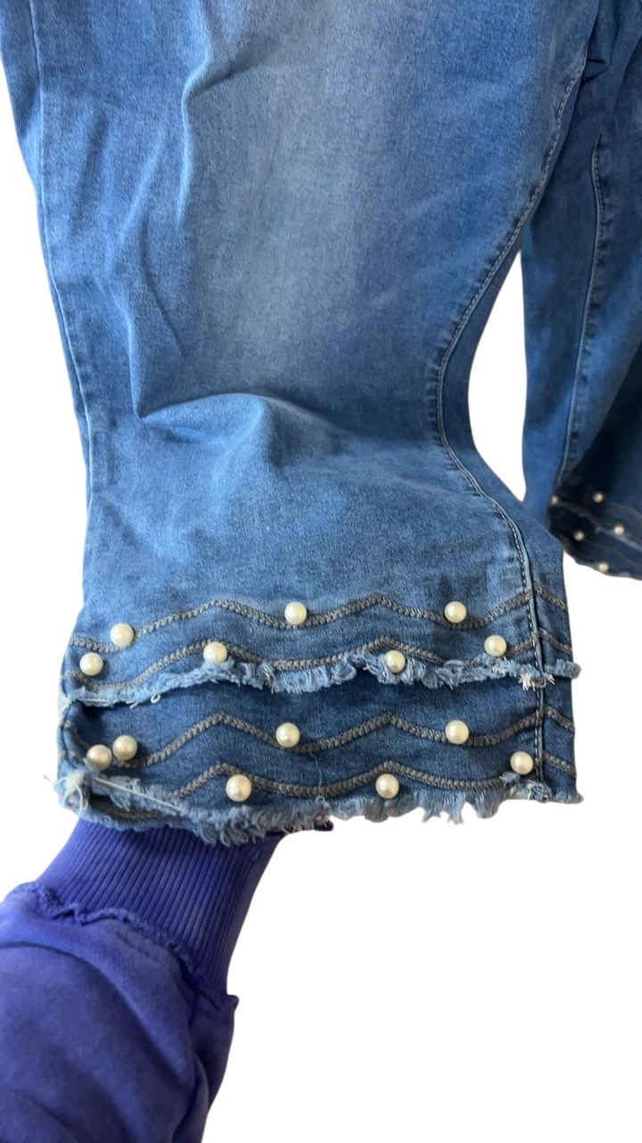 Capri Pants 22 Blue