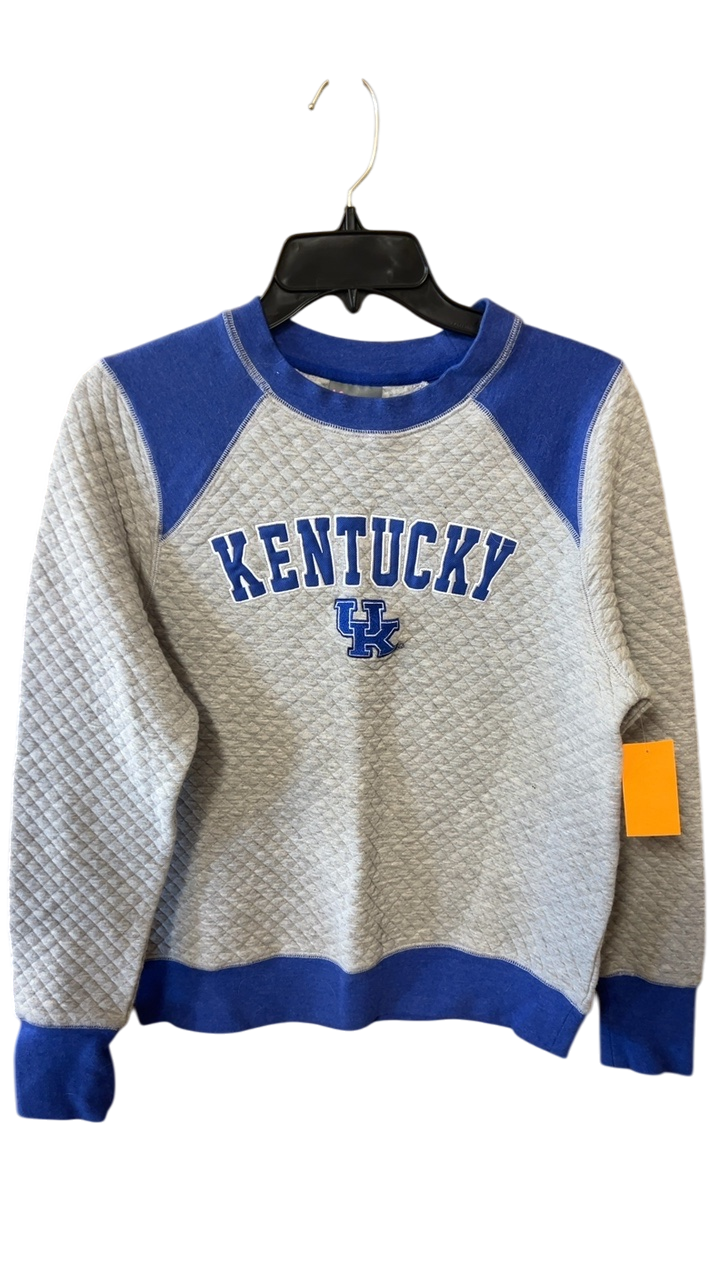 University of Kentucky Sweatshirt Medium Gray and Blue