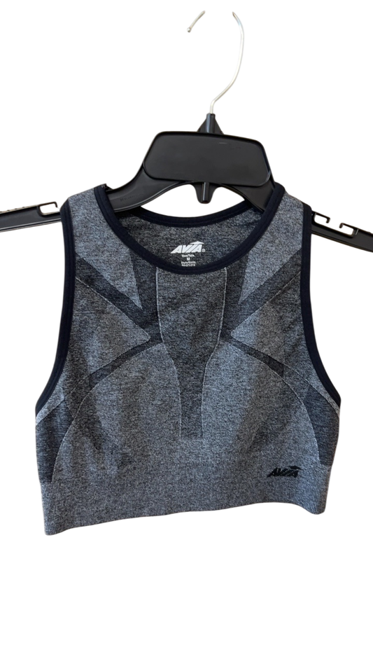 AVIA Sports Bra Medium Grey and Black