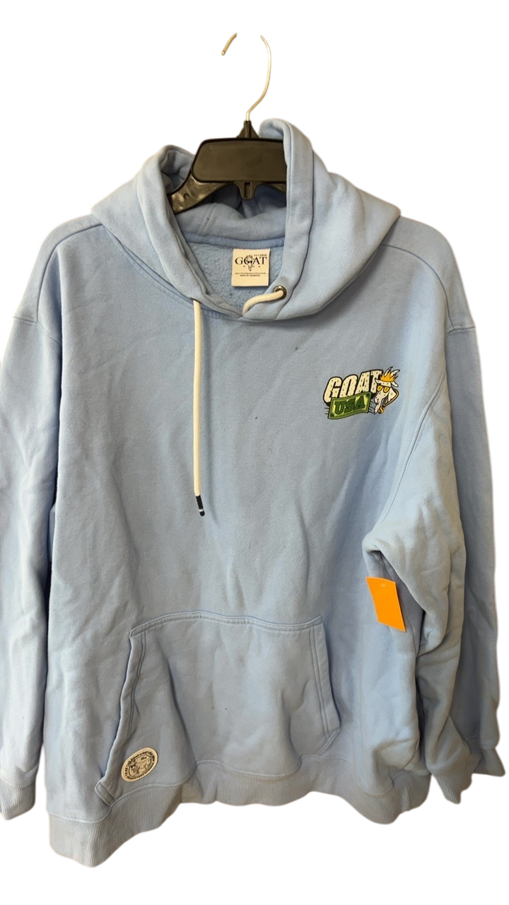 G.O.A.T USA Hoodie XXL Light blue