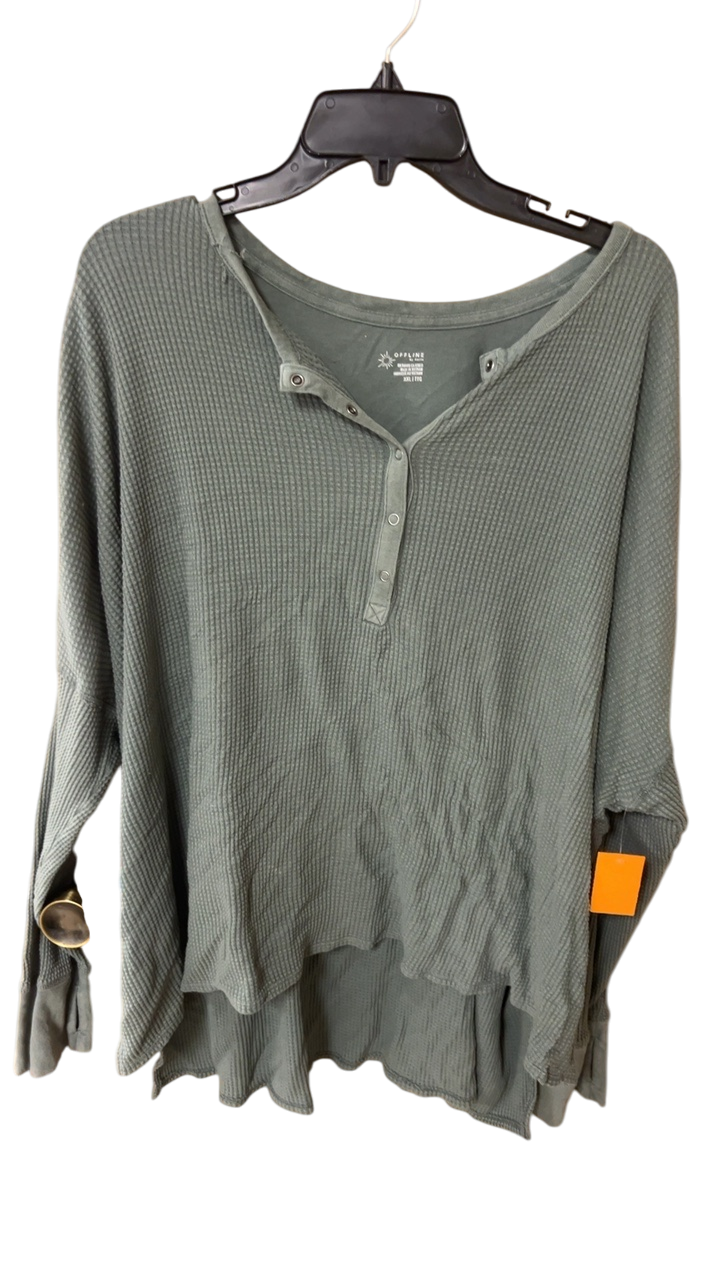 Aerie Off Line Shirt XXL Gray