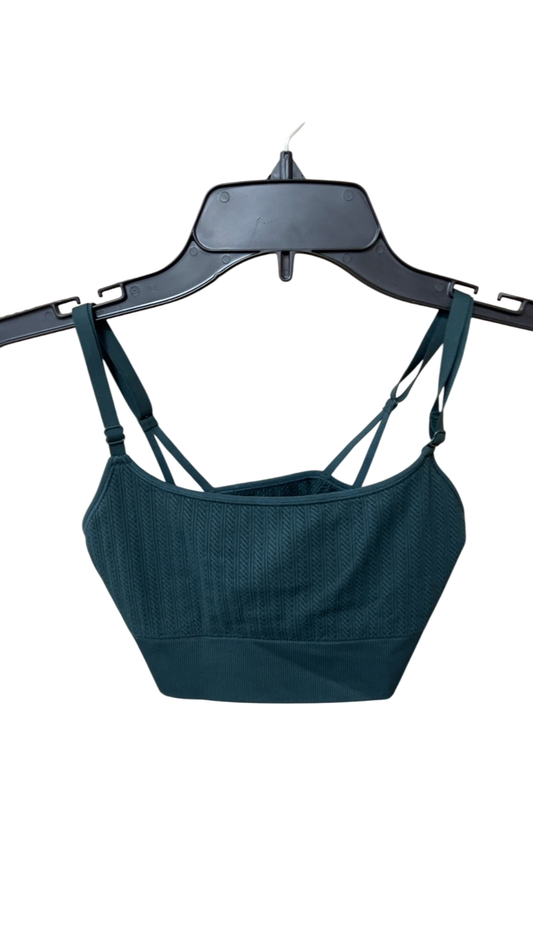 PINK Sports Bra XS Dark Green