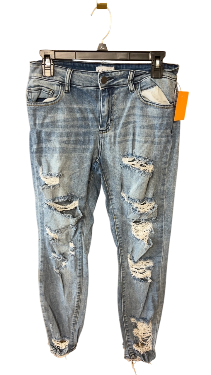 Cello Pants 7 Light blue
