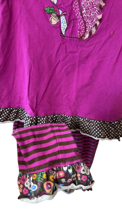 YOUTH 2 piece set 4t Pink and brown