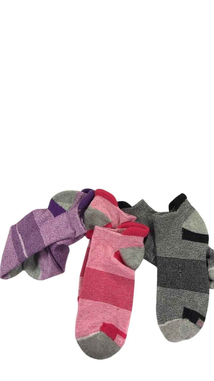 NEW Socks Purple, Pink, Gray